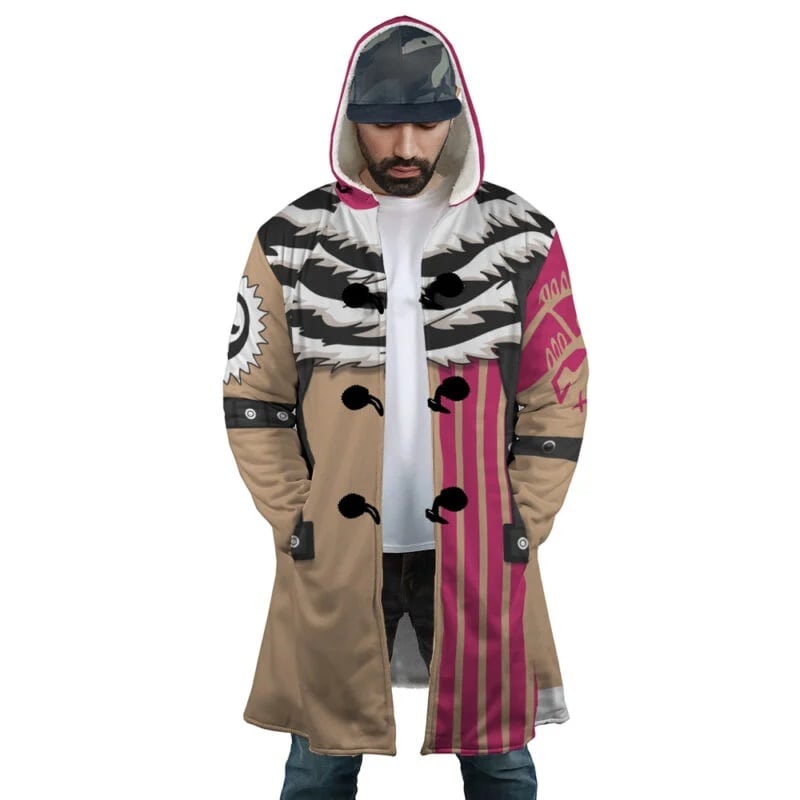 Katakuri Hooded Cloak Coat