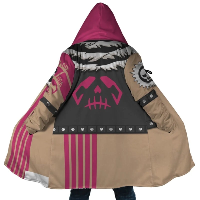 Katakuri Hooded Cloak Coat