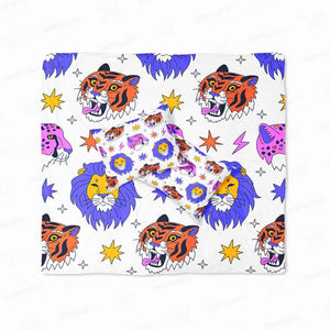 Cheetah Roar Pattern Duvet Cover Bedding