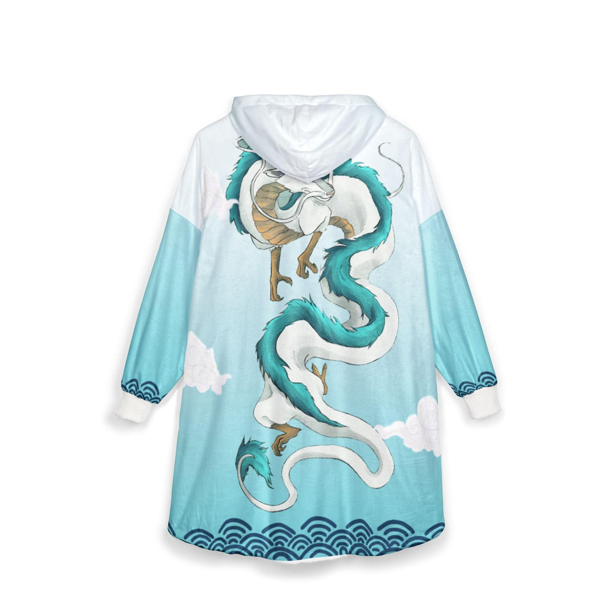 Haku Dragon Spirited Oversized Blanket Hoodie