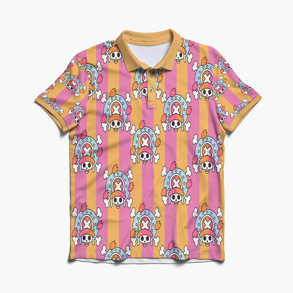 Chopper OP Pattern All Over Polo Shirt