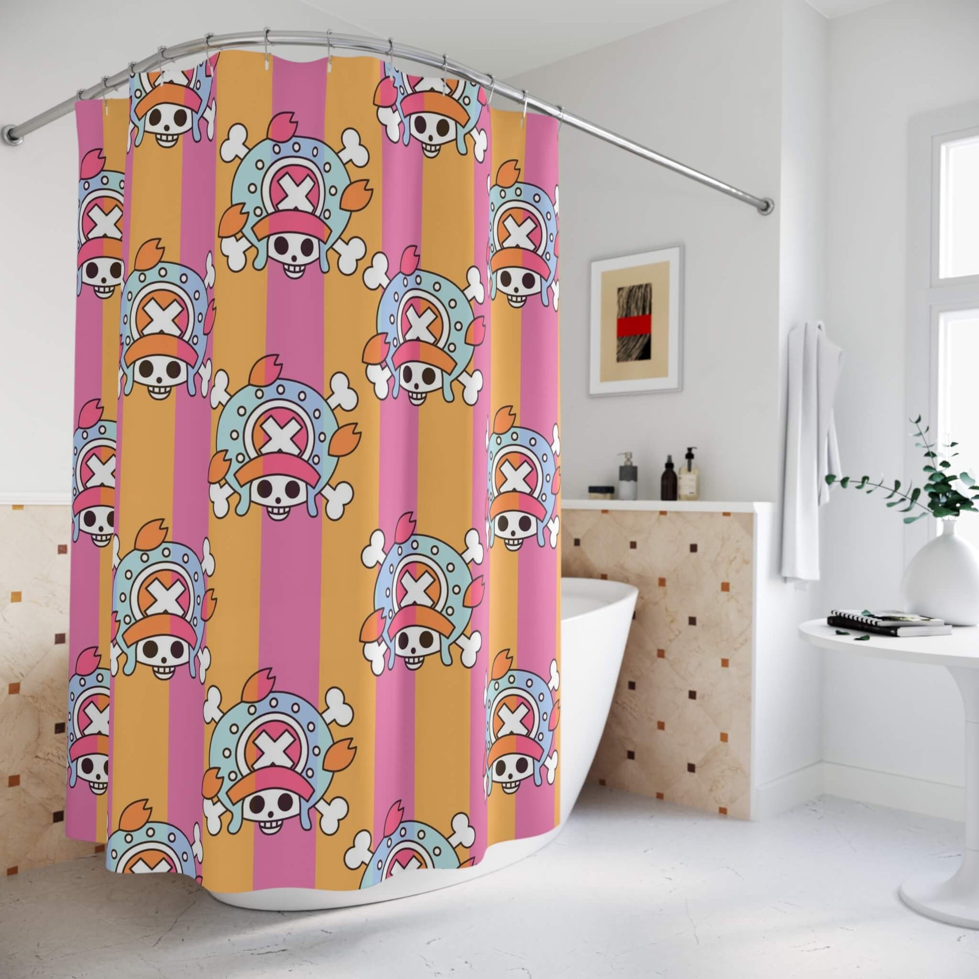 Tony Tony Chopper OP Pattern Shower Curtains