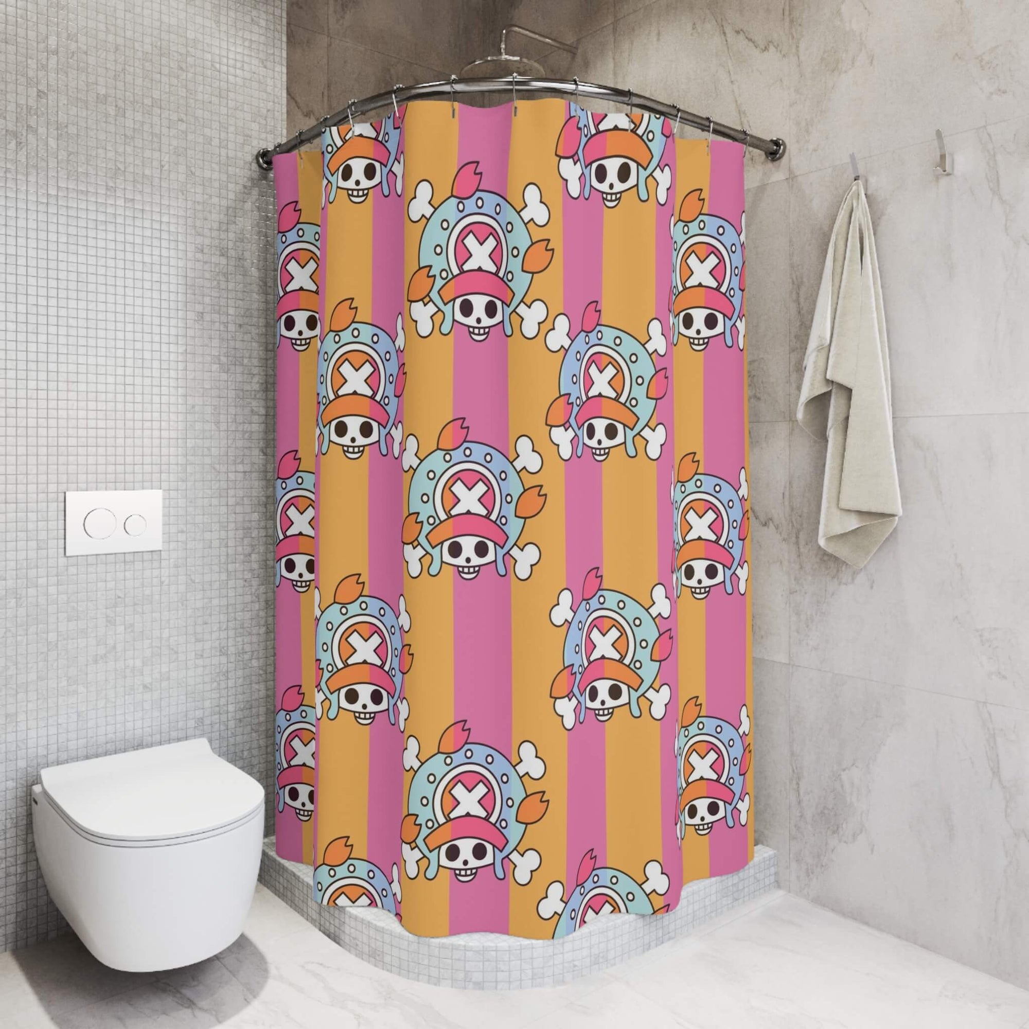 Tony Tony Chopper OP Pattern Shower Curtains