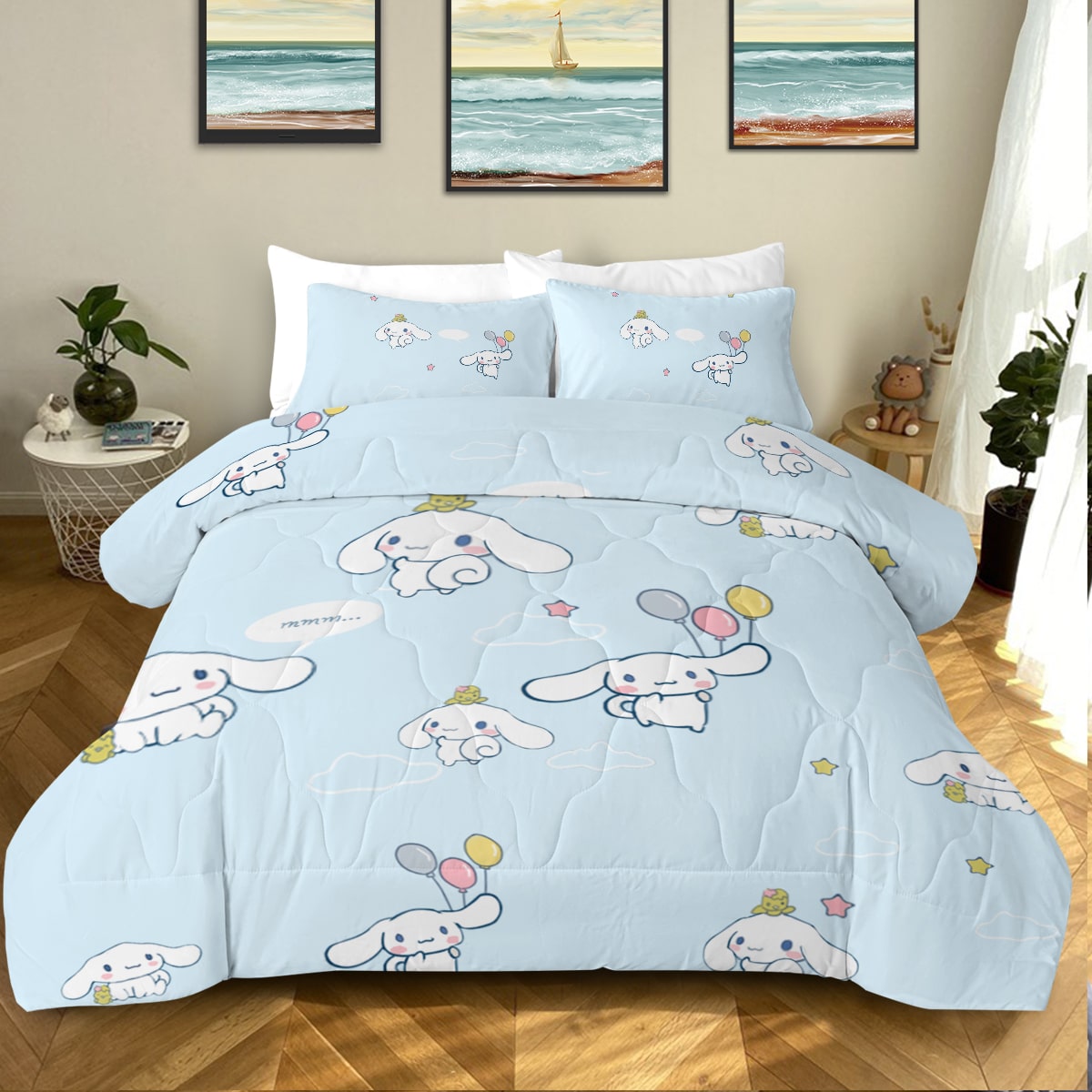 Puppy Kawaii Comforter Set