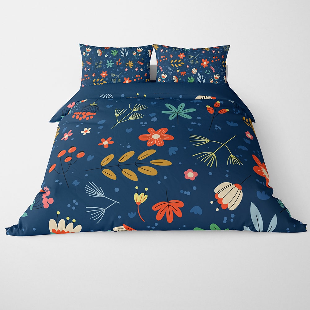 Classic Floral Pattern Duvet Cover Bedding