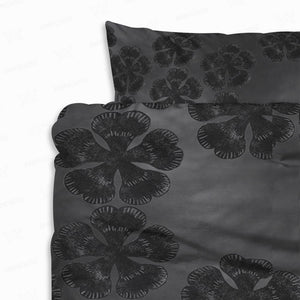 Clover Leaf All Over Embossed Comforter Set Bedding