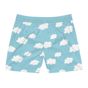 Cloud Abstract Pattern Swim Shorts