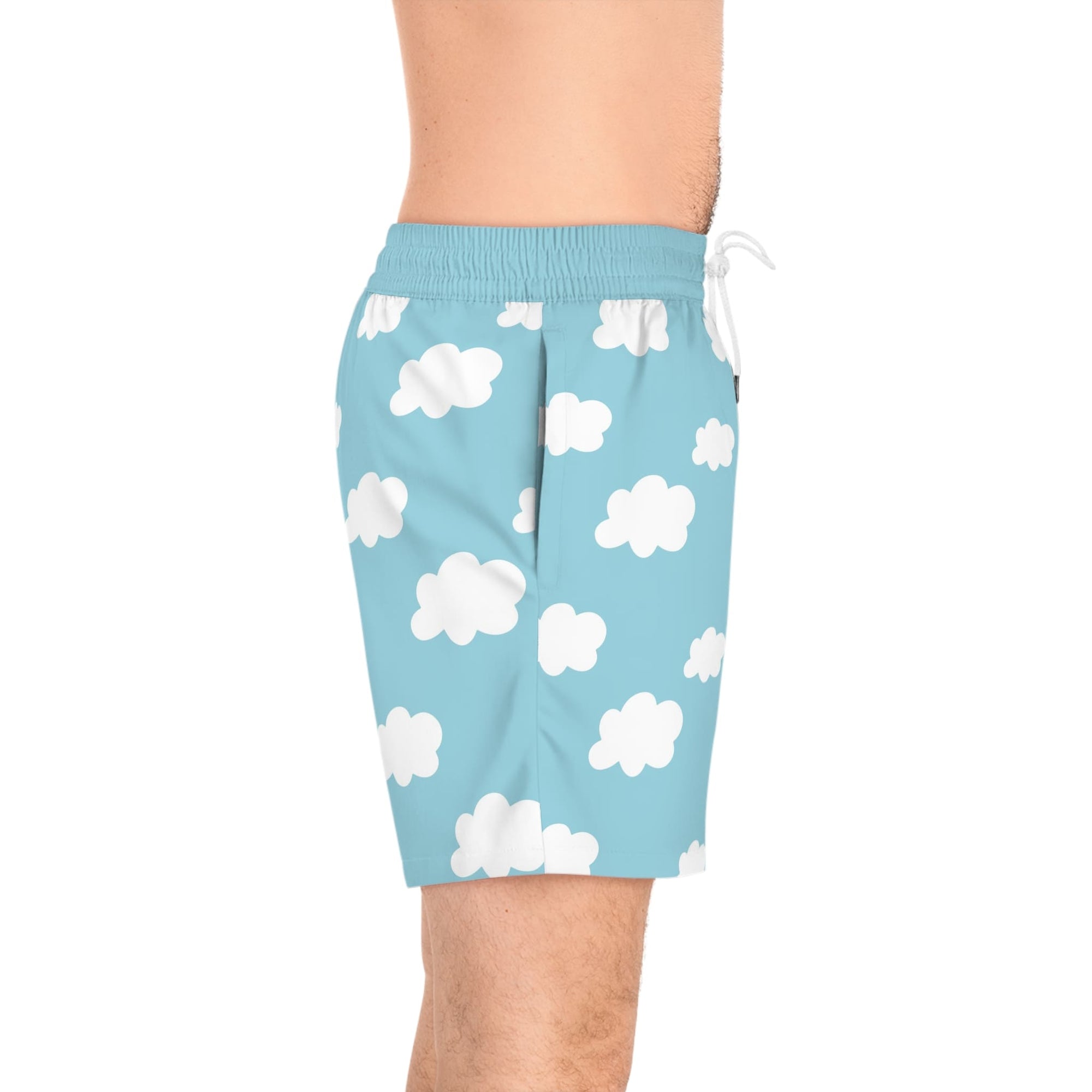 Cloud Abstract Pattern Swim Shorts