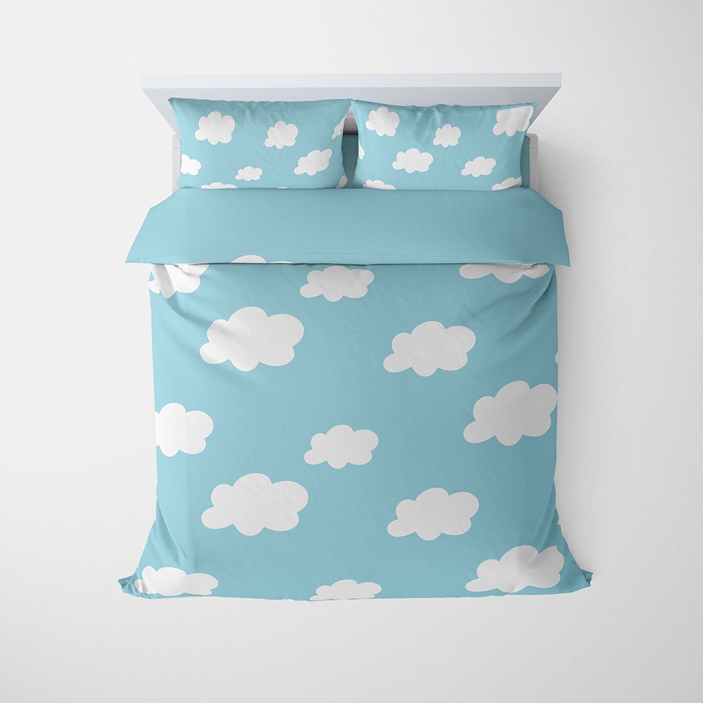 Cloudy Day Dream Space Soft Blend Comforter Set Bedding