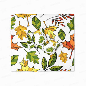 Colored leaf pattern Duvet Cover Bedding