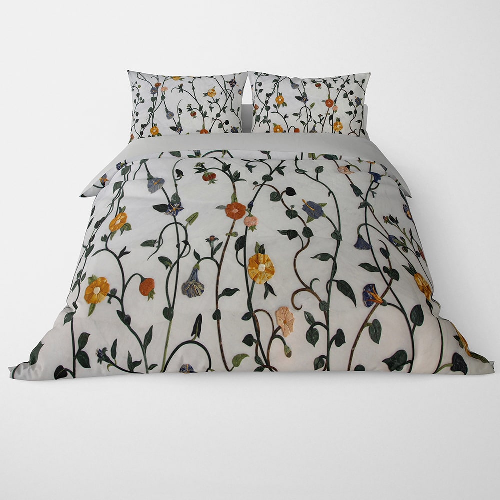 Colorful Cassia Flora Duvet Cover Bedding