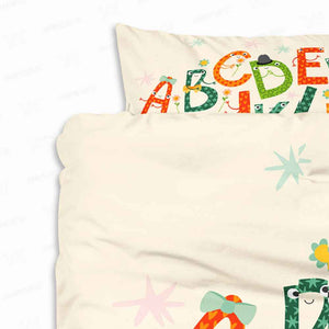 Colorful Childish Funny Alphabet Comforter Set