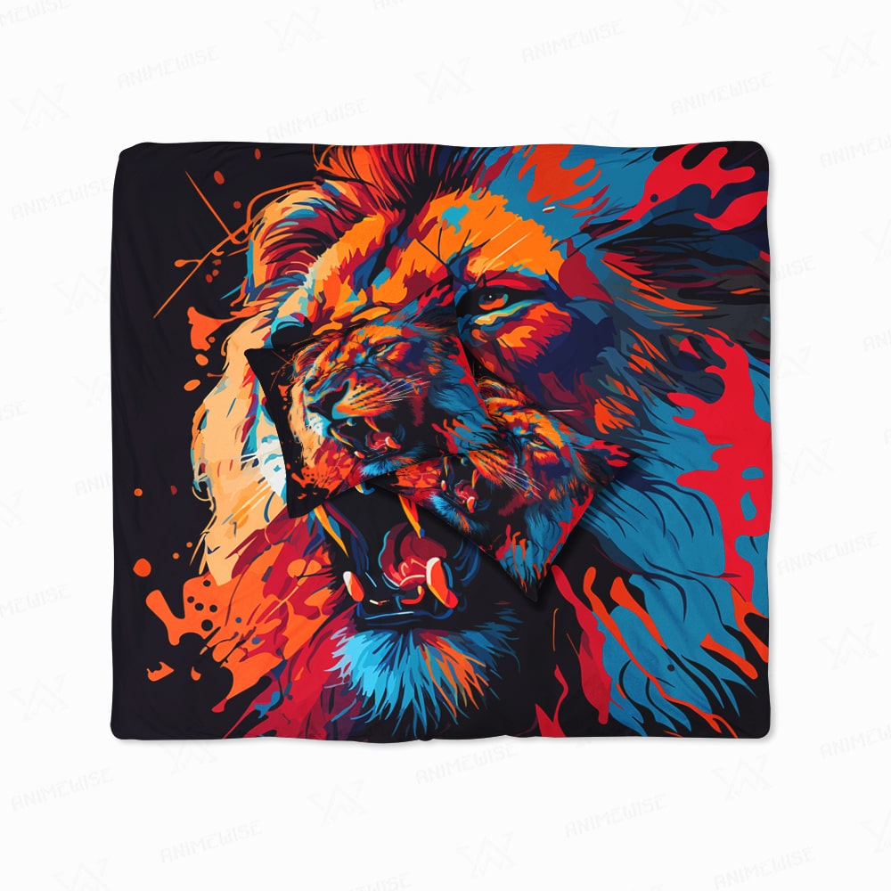 Coloringfused Lion Art Duvet Cover Bedding