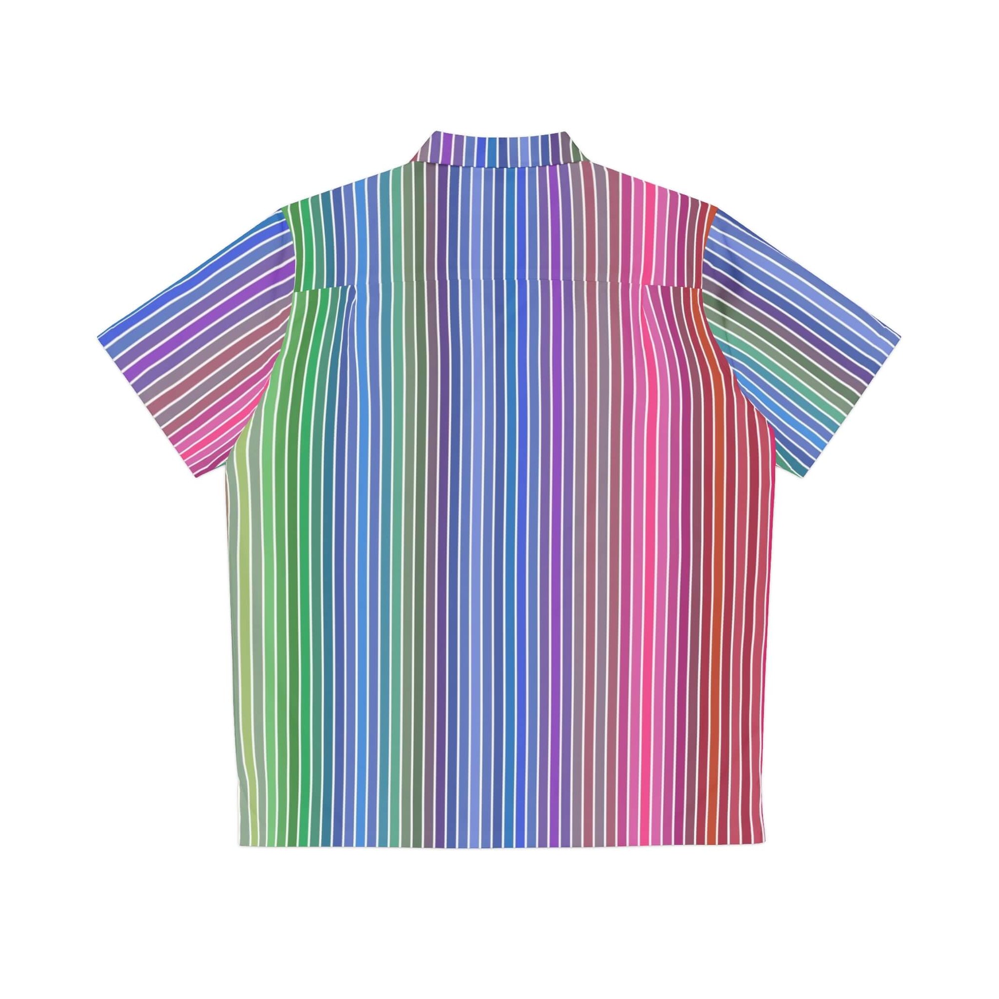 Color of Love Stripes Glow Hawaiian Shirt