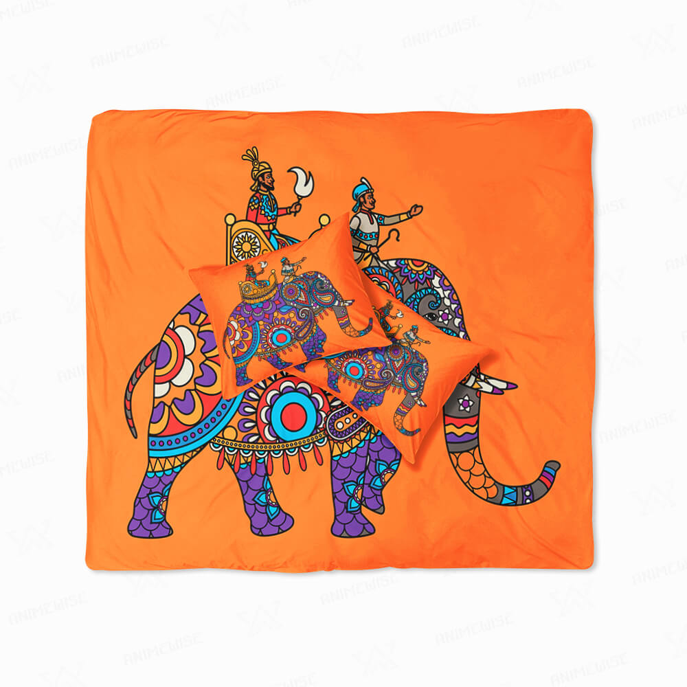 Colors of India Vintage Ethnic Royal Duvet Cover Bedding
