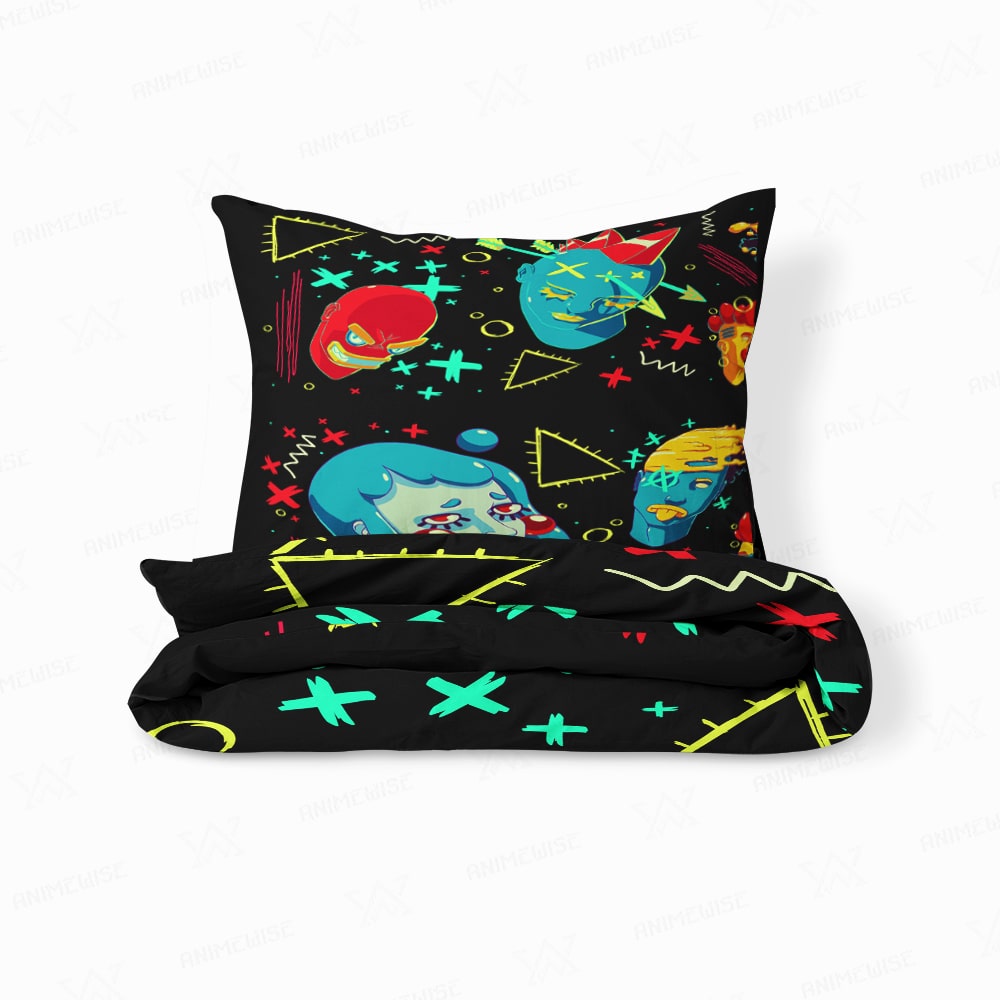 Contemporary Graphic Art Comforter Bedding