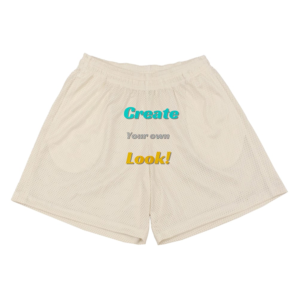 Create You Own Personalized Custom Mesh shorts