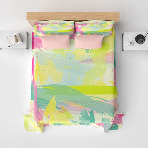 Creative Tie-dye Look Quilt Bedding