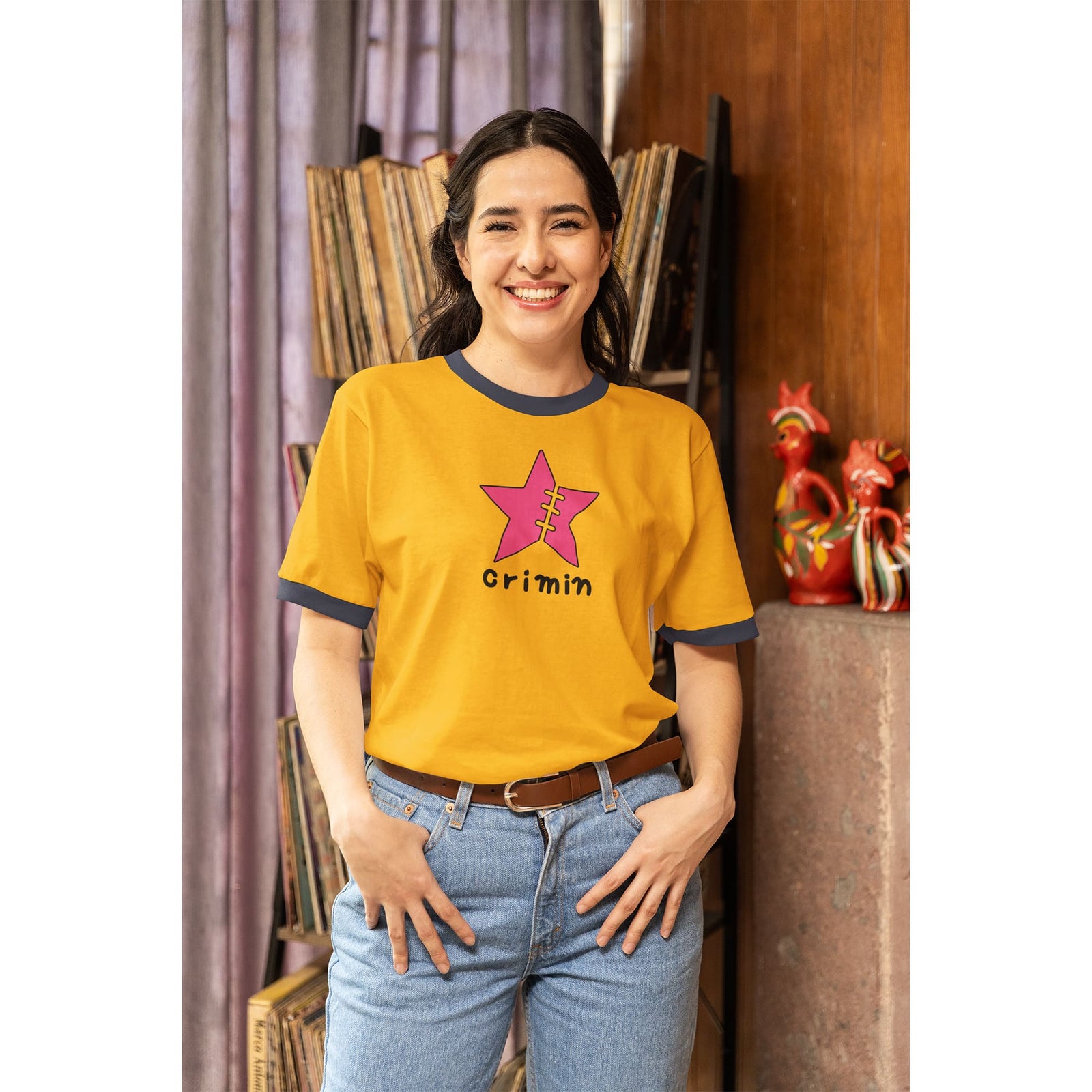 Crimin OP Ringer T Shirt