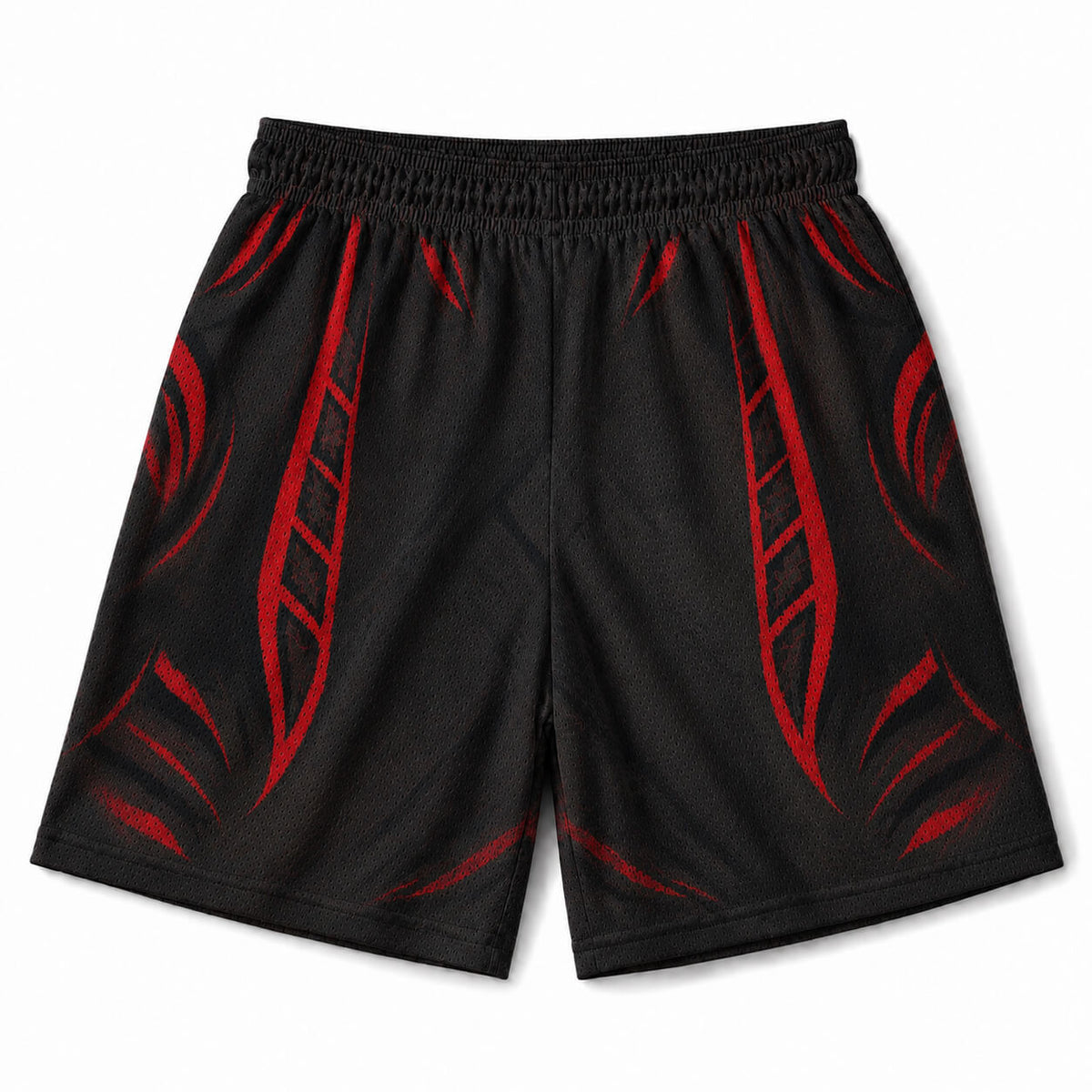 Crimson Oni Eclipse Mesh Shorts Back