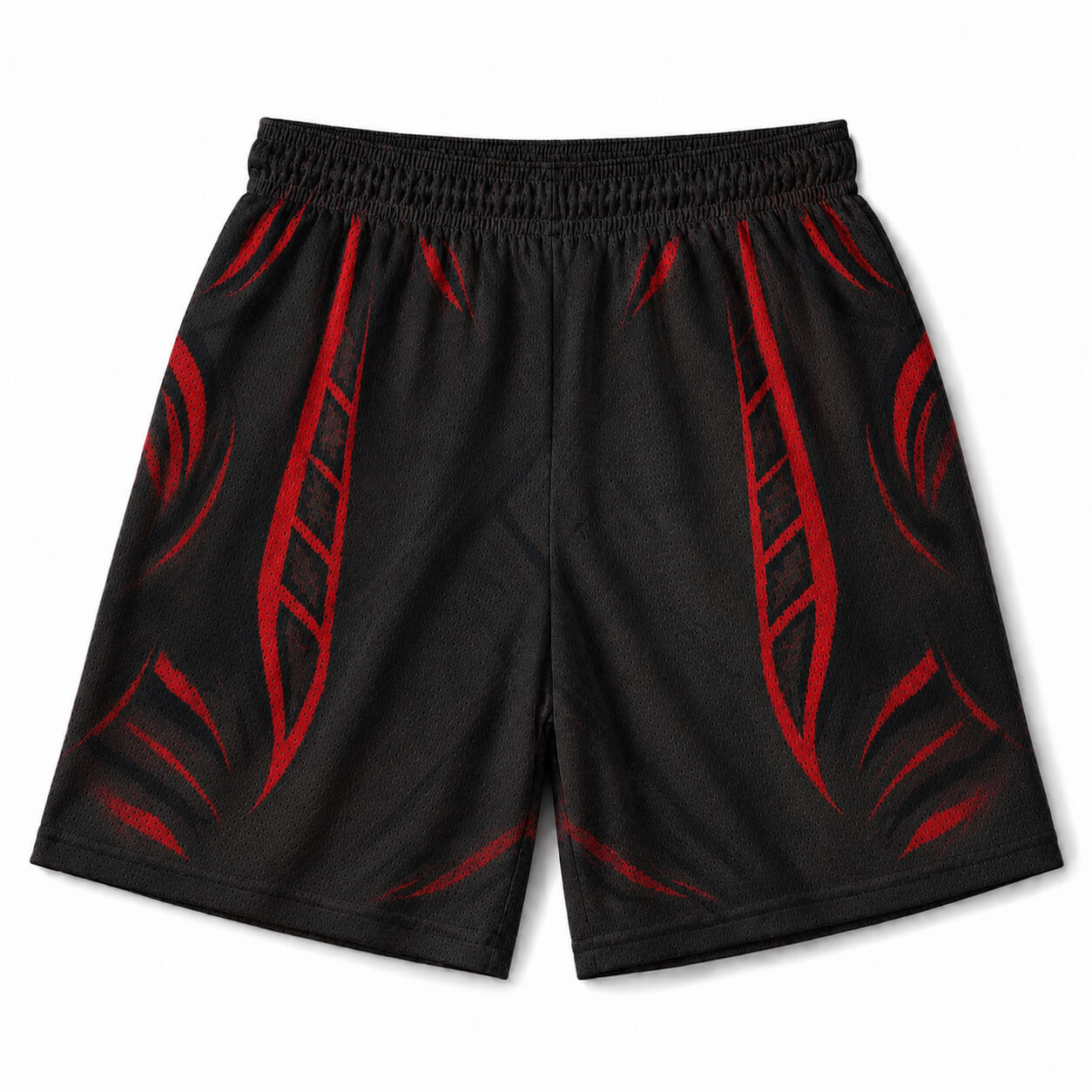 Crimson Oni Eclipse Mesh Shorts Back