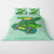 Cute Baby Dino Playing Skateboard Duvet Cover Bedding