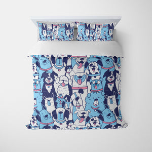 Dogs Art Pattern Comforter Set Bedding