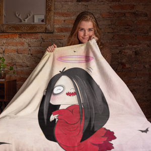 Cute Ghost Girl Blanket