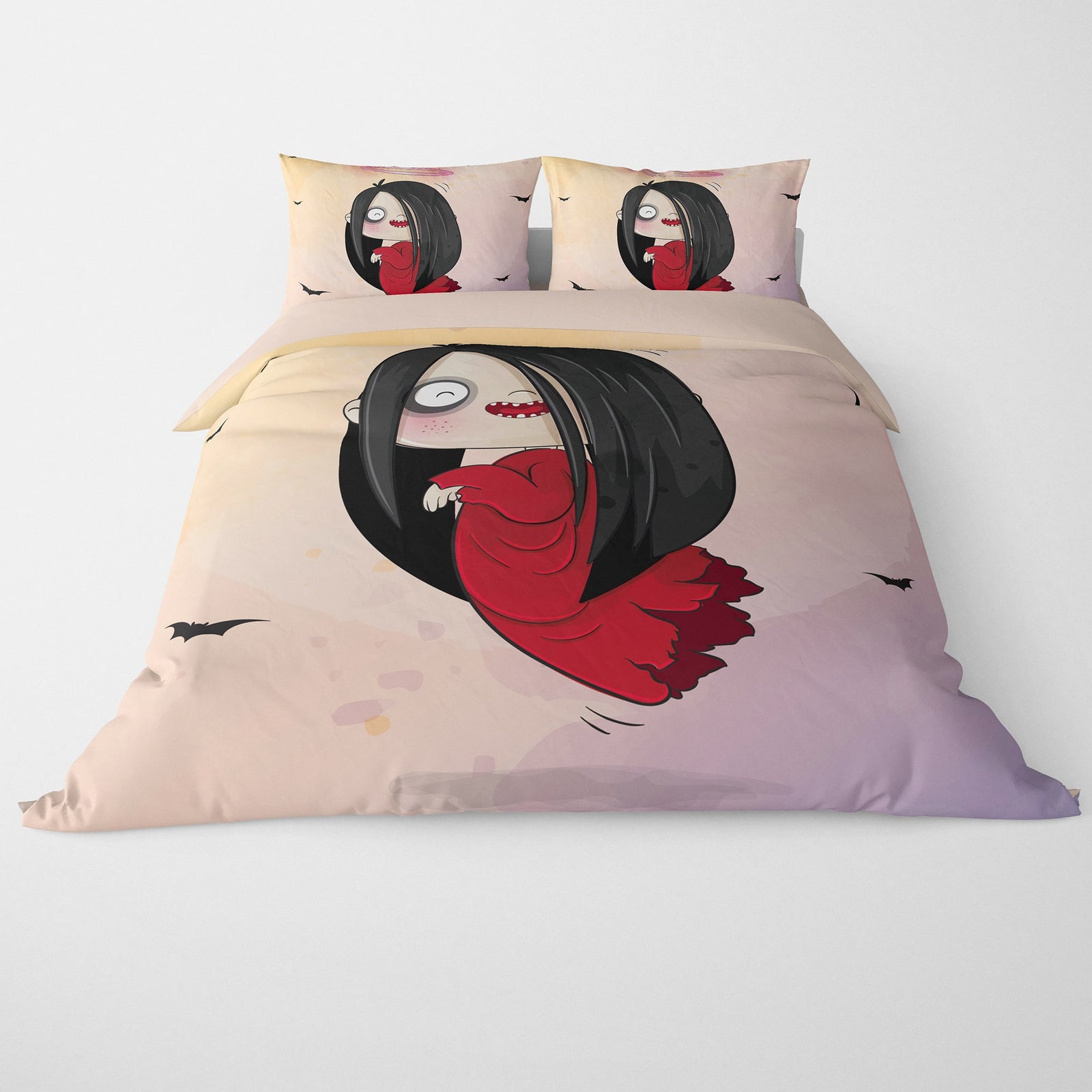 Cute Ghost Girl Duvet Cover Bedding