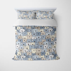 Cute Seamless Pattern Comforter Set Bedding