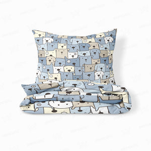 Cute Seamless Pattern All Over Duvet Cover Bedding