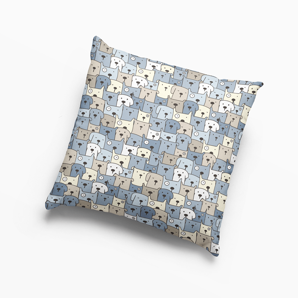 Cute Seamless Pattern All Over Throw Pillow