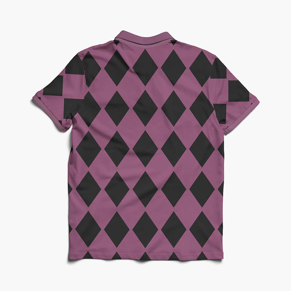 DVA Black Cat Pattern Overwatch Polo Shirt