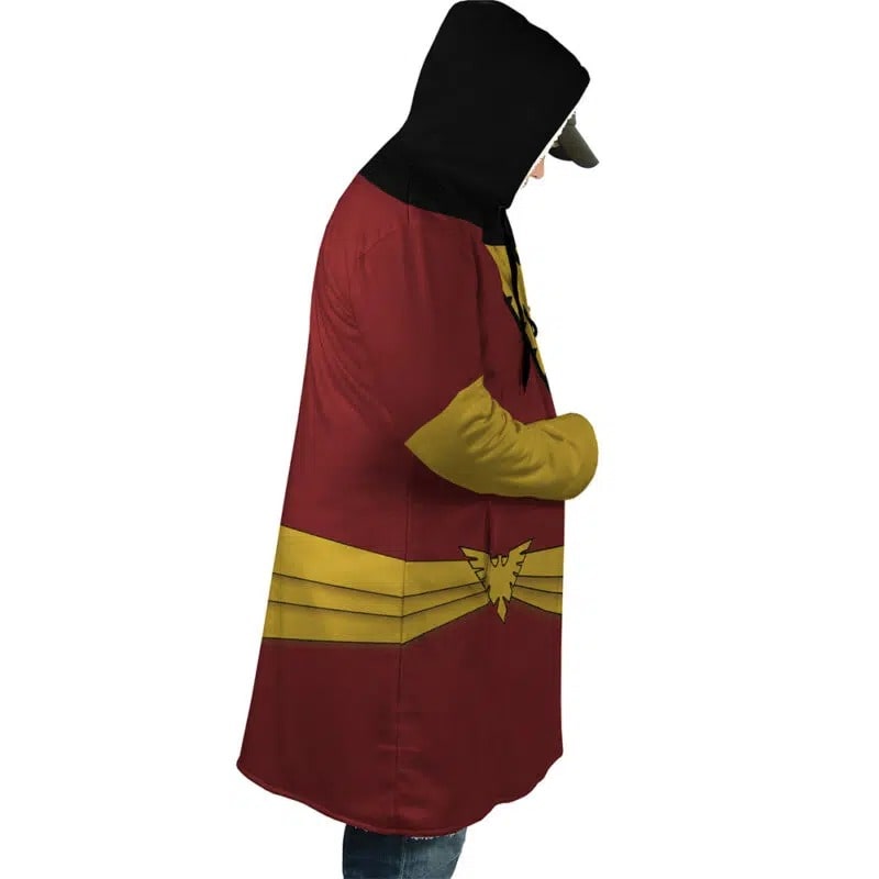 Dark Phoenix Hooded Cloak Coat
