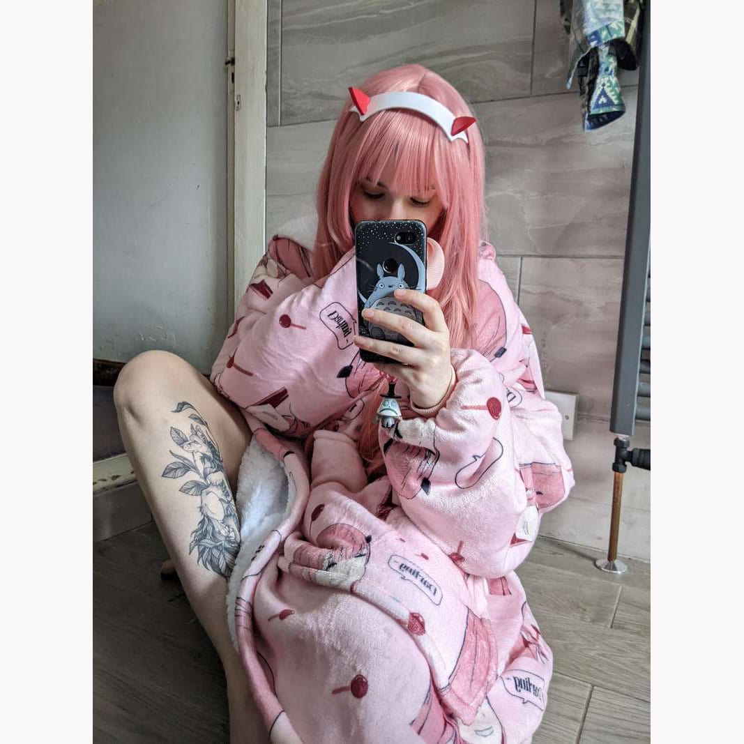 D-Franxx O2 Kawaii Oversized Blanket Hoodie