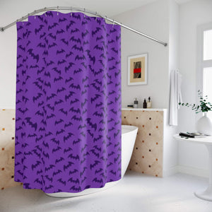 Death Stalkers Morrigan Bats Pattern Shower Curtains