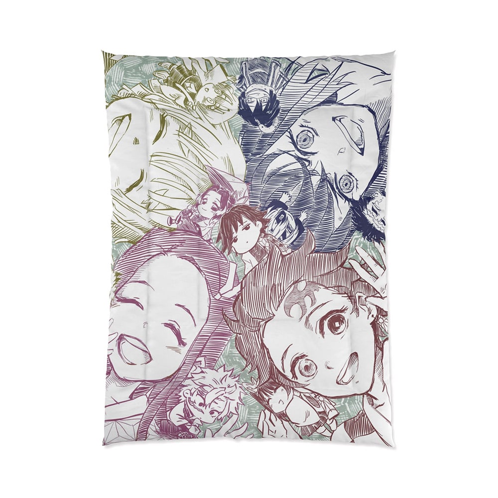Demon Corp Sketch Anime Bedding