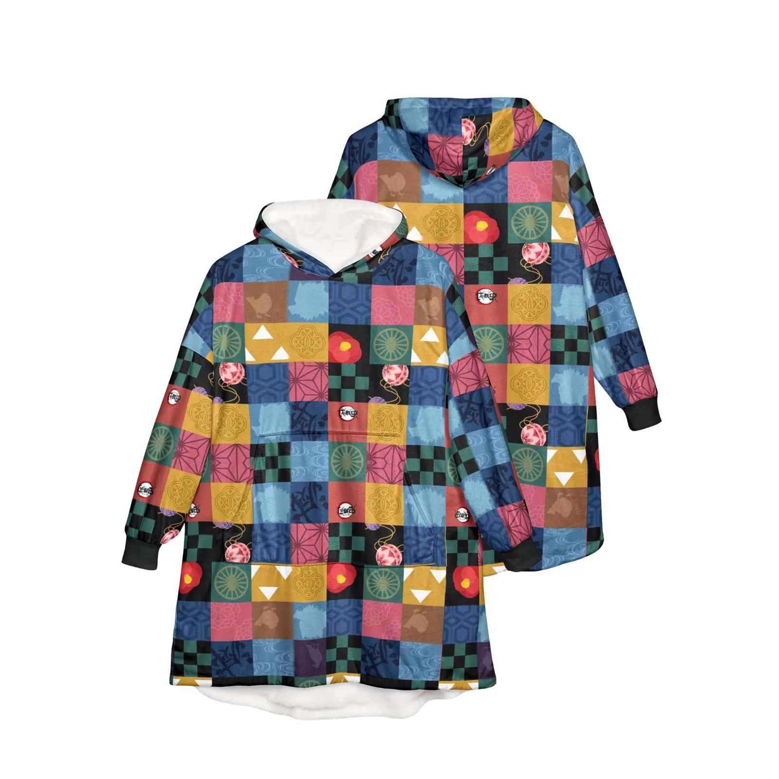 DS-Demon Patches Blanket Hoodie