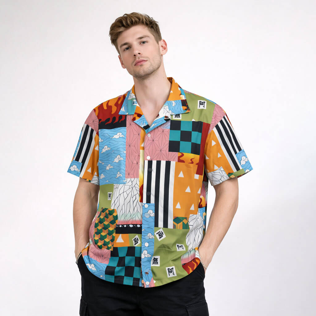 DS Slayer Patterns Hawaiian Shirt