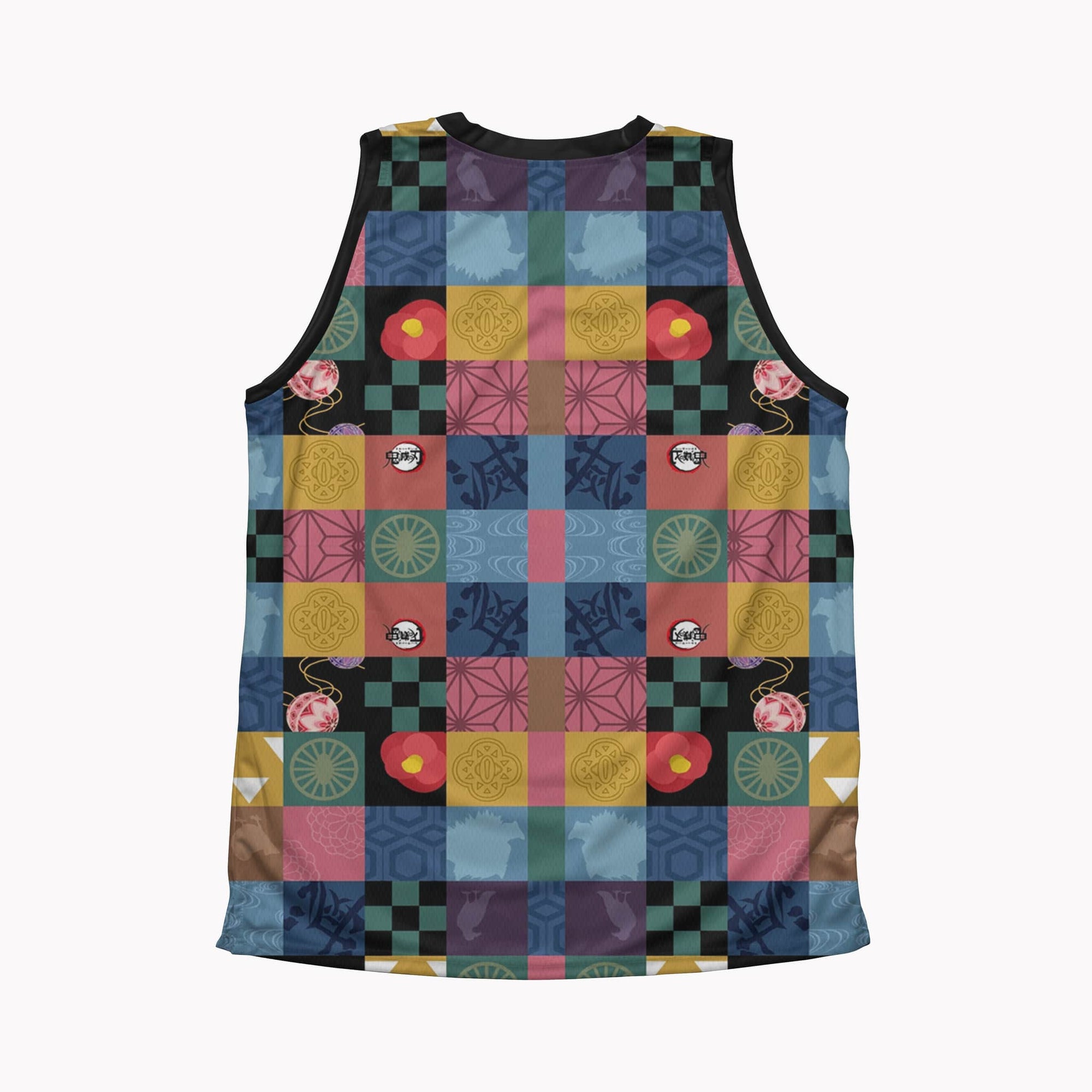 Demon Corp Design Patches Jersey Tank Top