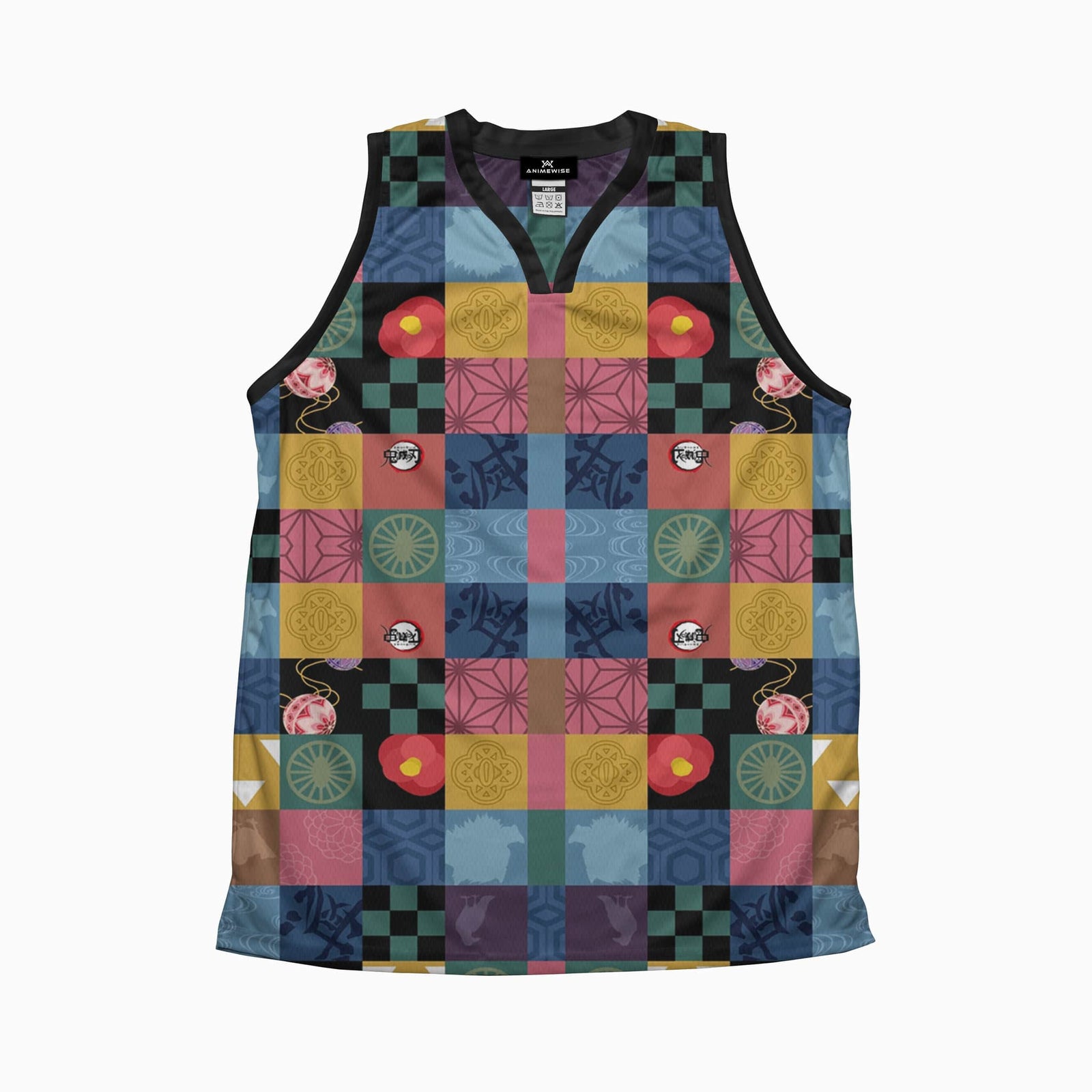 Demon Corp Design Patches Jersey Tank Top