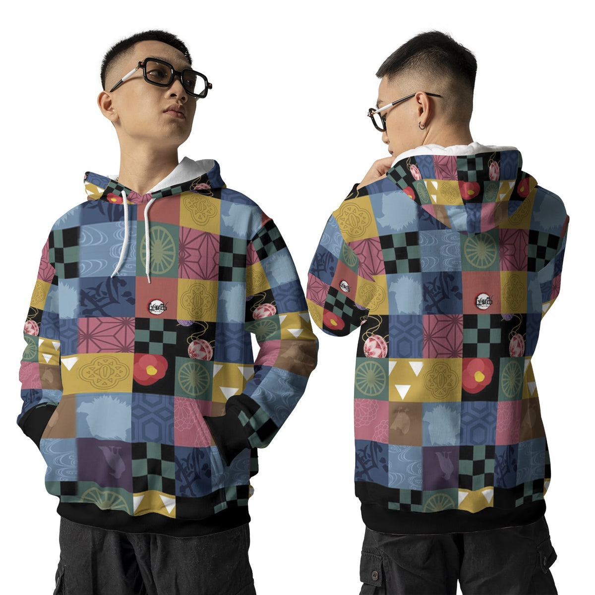 DS Patches Pullover Hoodie