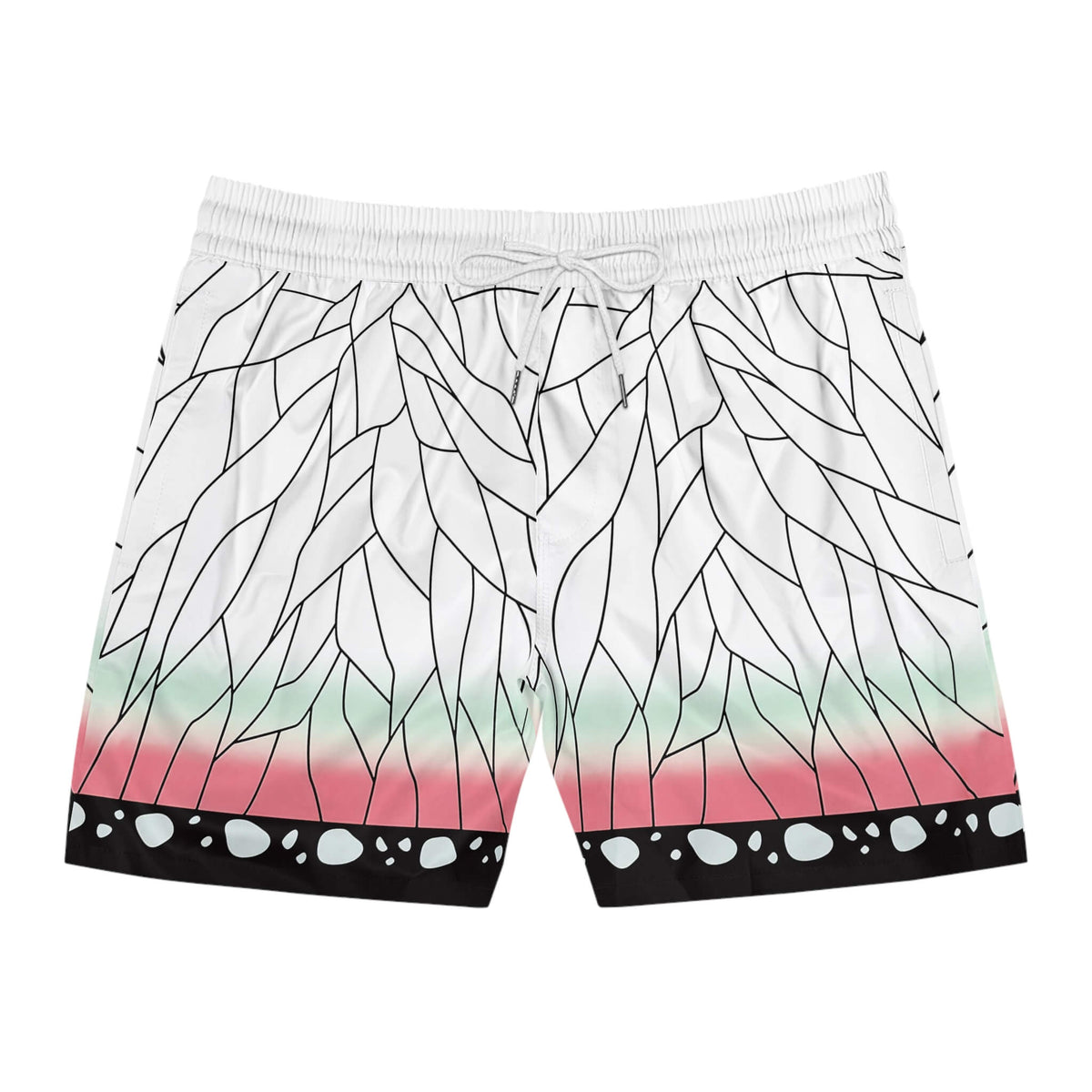 Insect Pillar Classic Pattern Swim Trunk