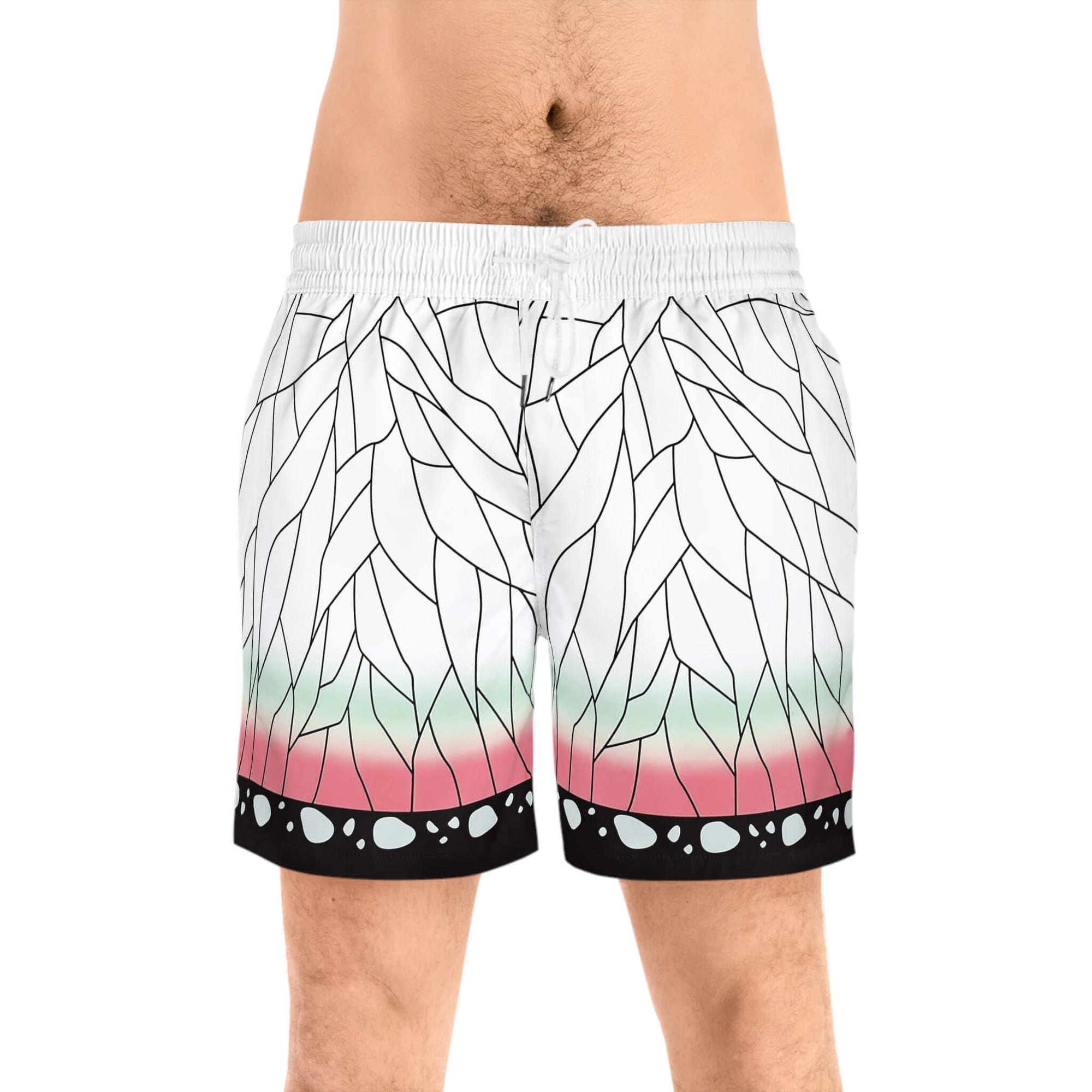 Insect Pillar Classic Pattern Swim Trunk