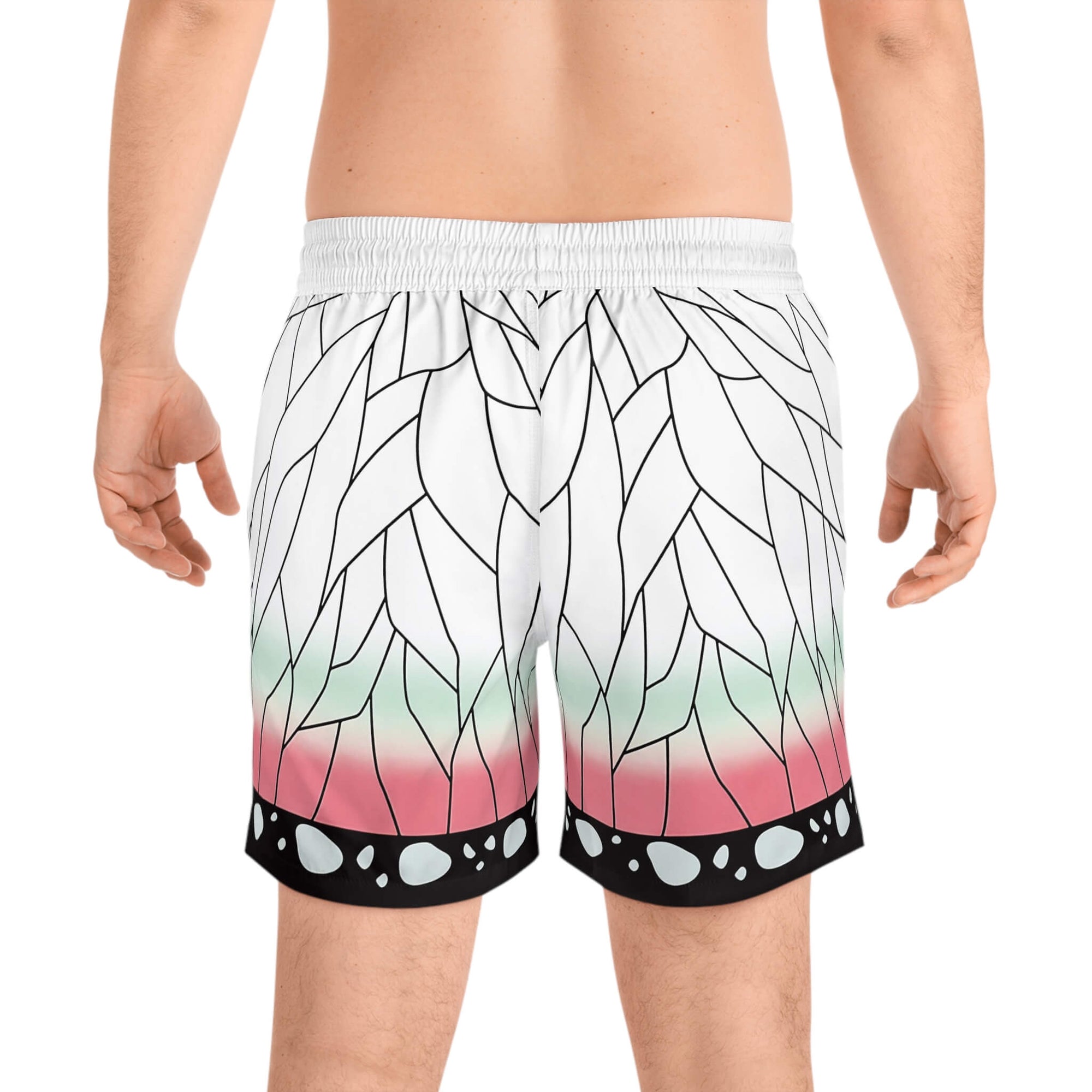 Insect Pillar Classic Pattern Swim Trunk