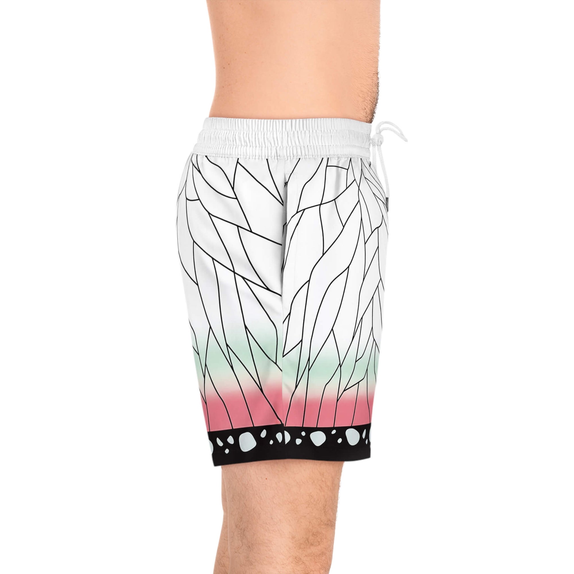 Insect Pillar Classic Pattern Swim Trunk