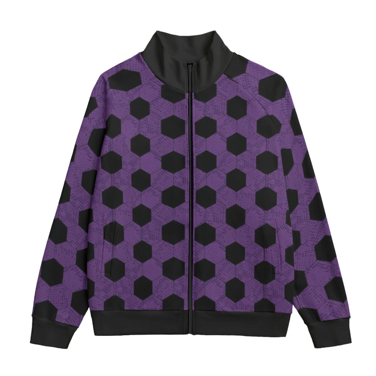 Upper Rank Demon Pattern Collar Up Jacket