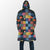 Demon Design Patches Hooded Cloak Coat