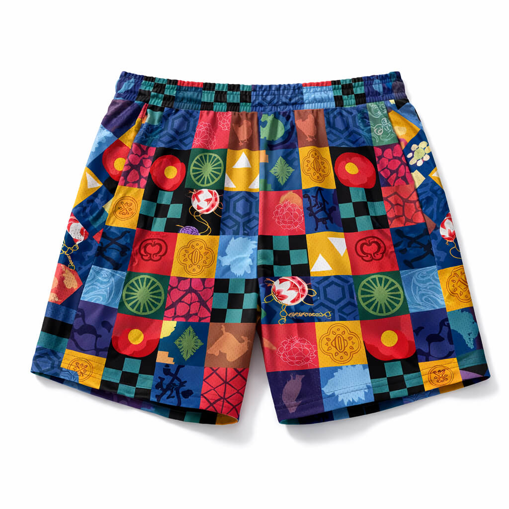 DS Patches Mesh Shorts