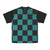 Demon Slaying Corp Check Pattern Color Crossover T-Shirt